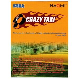 JOB LOT 5x Original NOS Sega Crazy Taxi Arcade Flyers Wholesale Dealer Lot